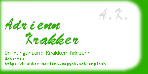 adrienn krakker business card